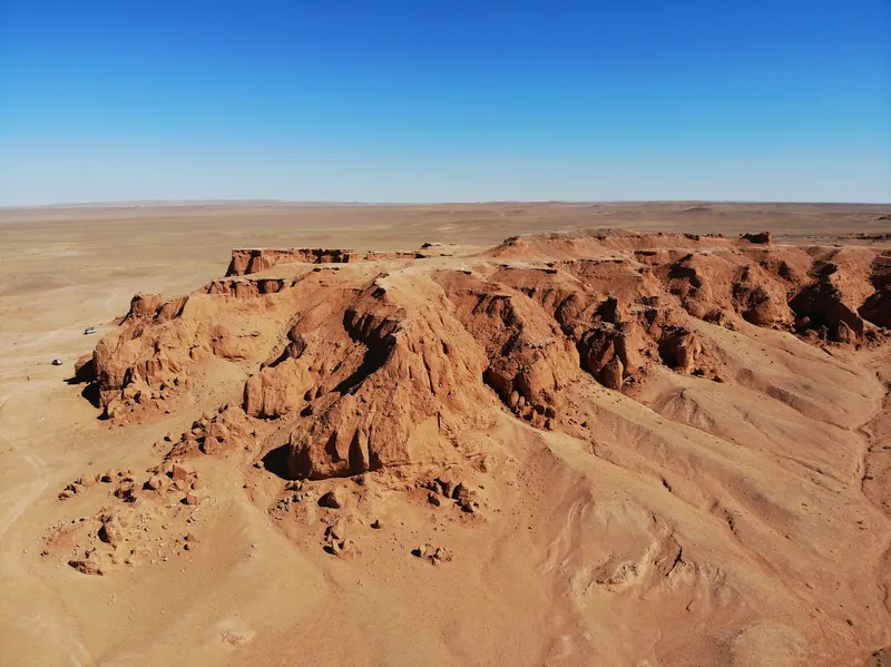 Flaming cliffs