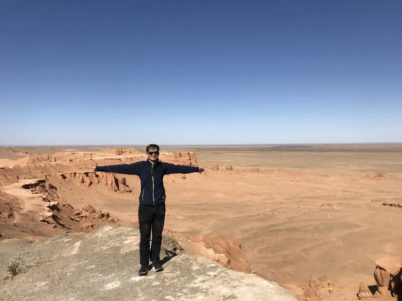 Flaming cliffs