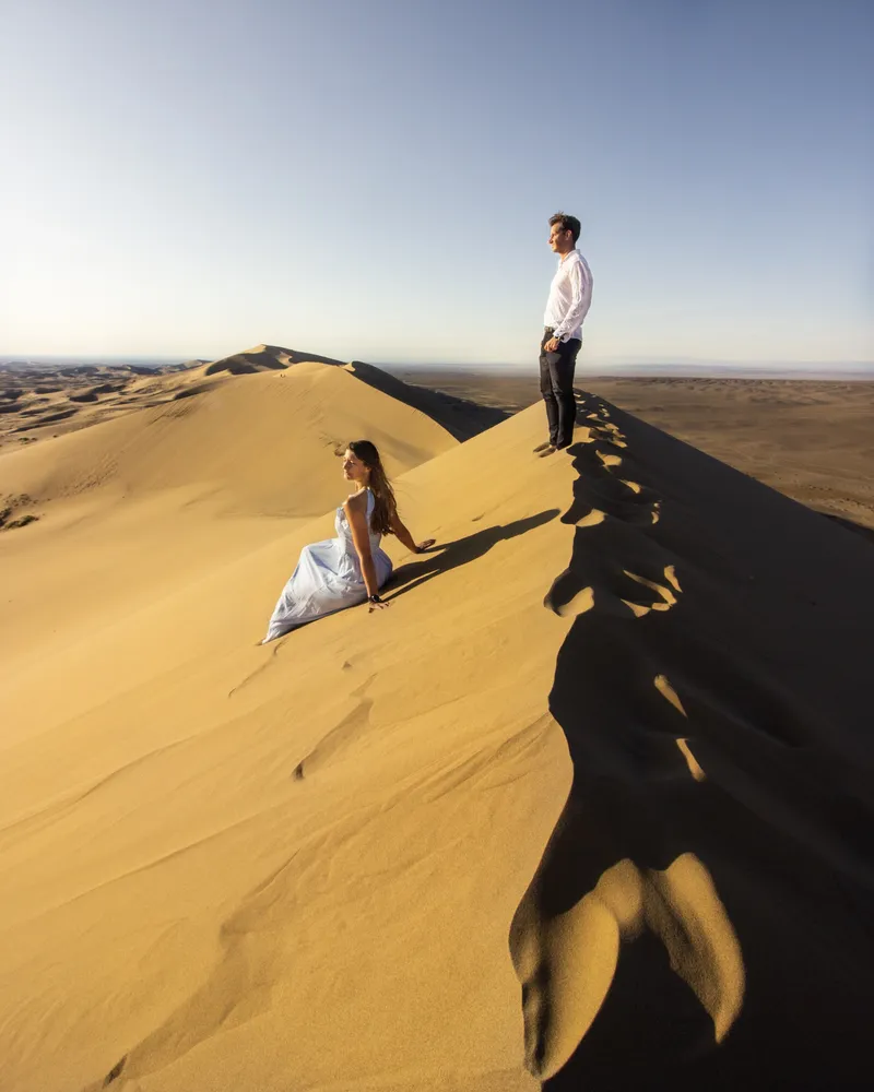 Khongor sand dune Gobi desert