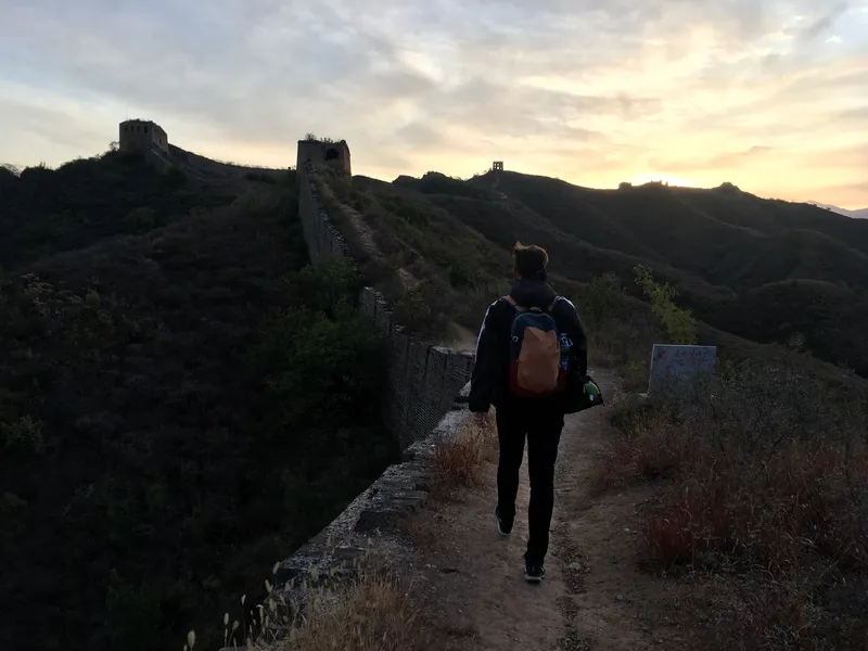 great wall of china gubeikou sunrise