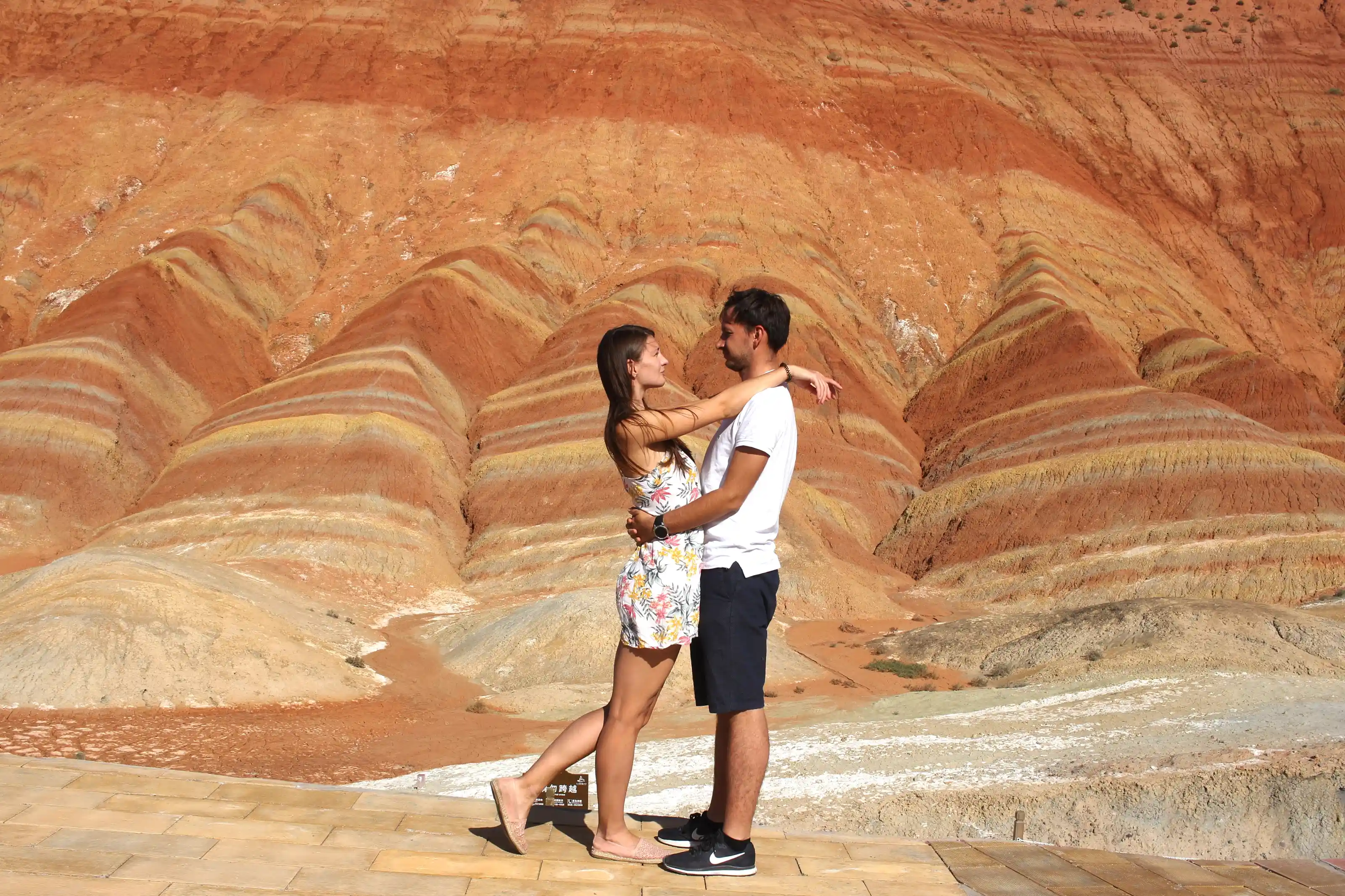 Zhangye colorful mountains