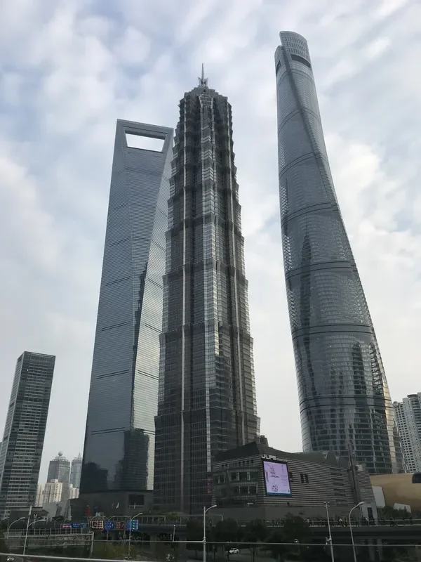 shanghai pudong skyscapers