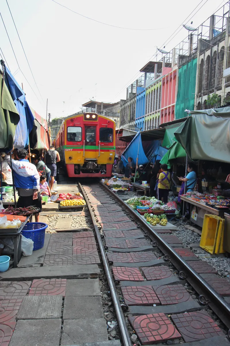 Bangkok Train Market