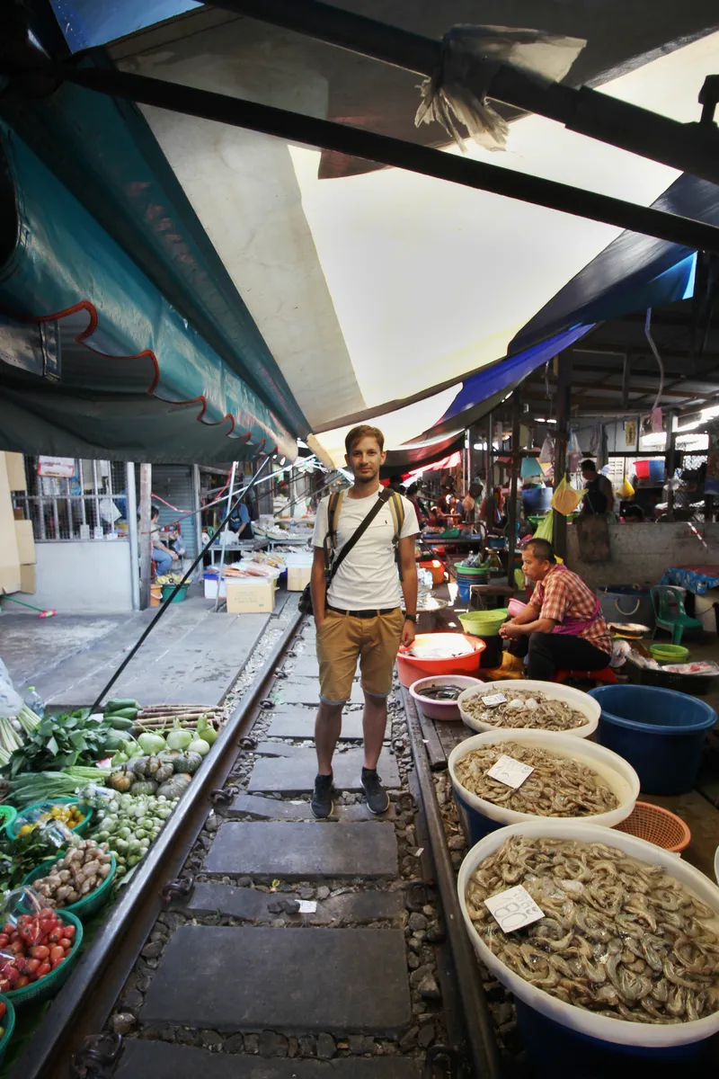 Bangkok Train Market