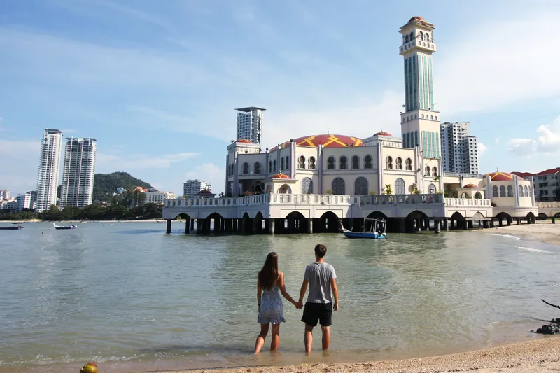 Penang Mosque Floating