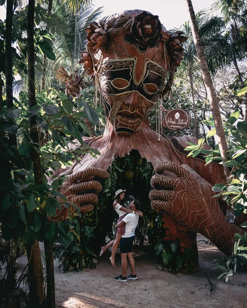 tulum mexico sculpture