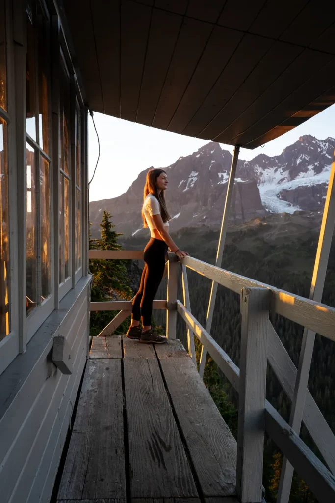 Lookout with Mount Baker