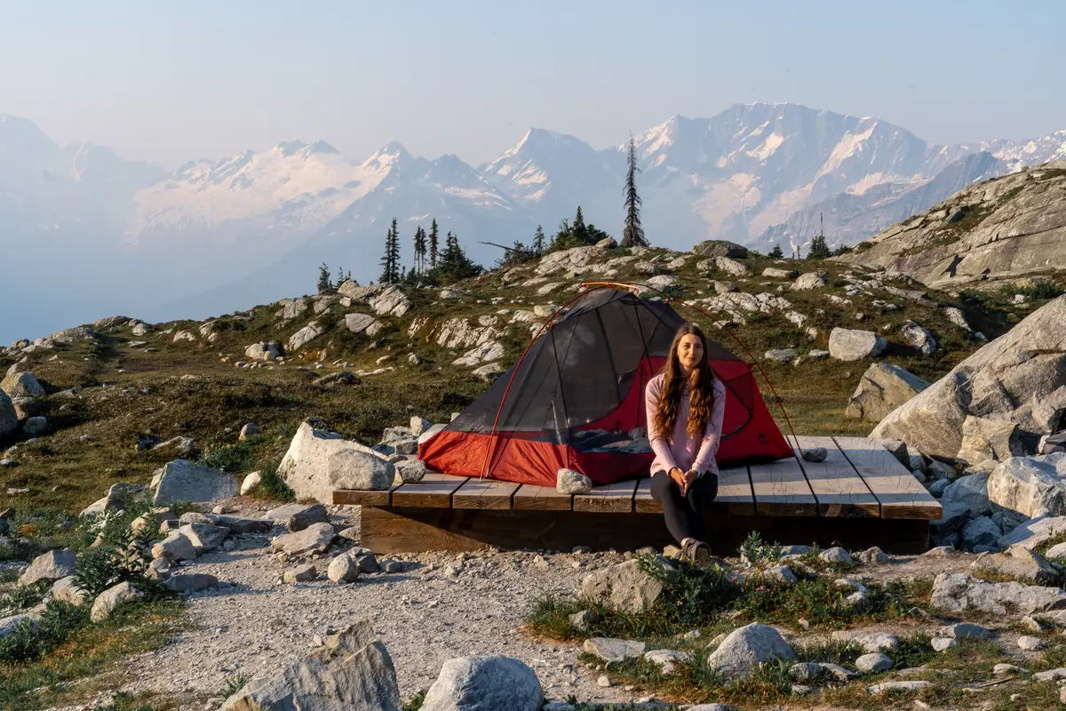 Hermit trail tent platforms