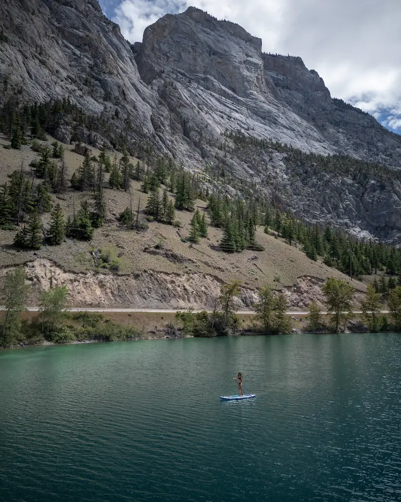 Pavillion lake paddleboarding